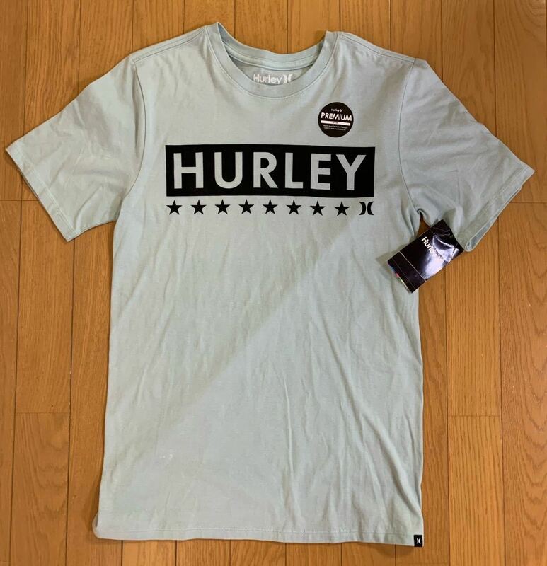 タグ付き 新品未使用品 Hurley ハーレー Tシャツ メンズ 半袖 Tシャツ ライトブルー