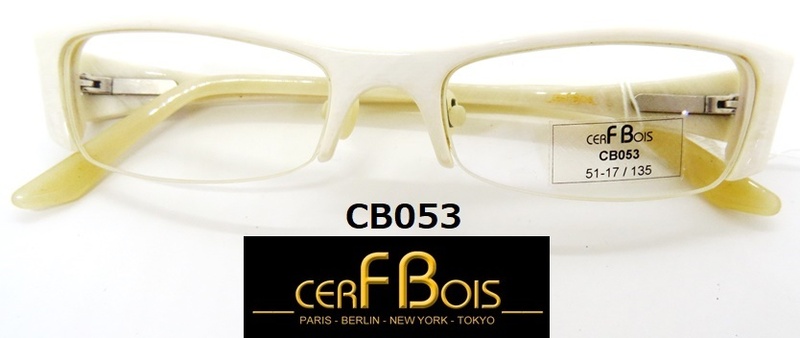 CB053【CERF BOISセル・ボア】ドイツ製　高級メガネフレーム　ユニセックス　めがね　新品　豪華　備品　ハンドメイド　おしゃれめがね