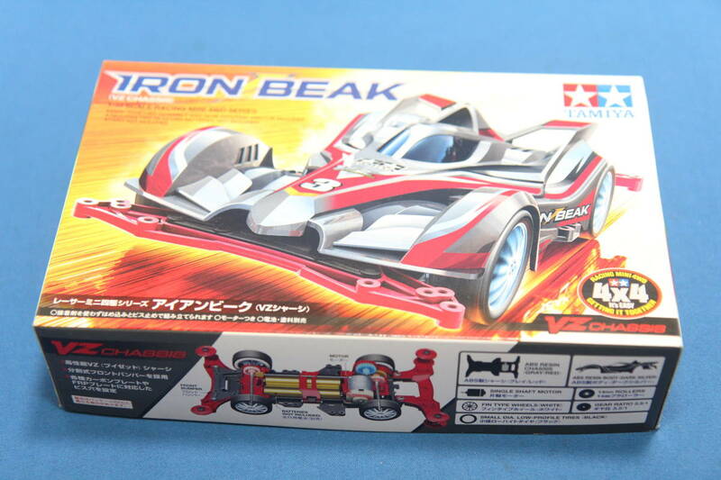 タミヤ レーサー ミニ四駆 限定 アイアンビーク VZシャーシ TAMIYA IRON BEAK★中古（未組立）