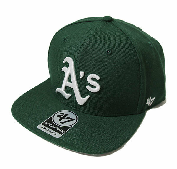 ’47 (フォーティセブン) FORTYSEVEN アスレチックス (オークランド) キャップ 帽子 Athletics Sure Shot ’47 CAPTAIN Dark Green