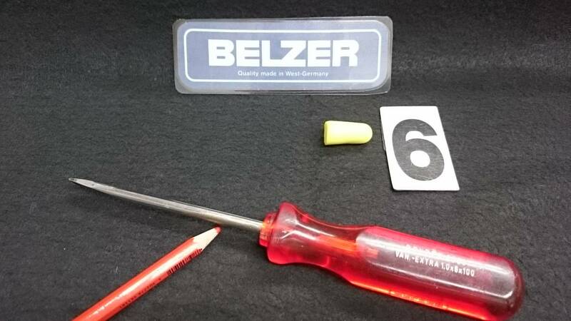 ＠　＜13084＞　BELZER　ベルツァー　マイナスドライバー　Ｎo8000　1.0×6×100　GERMANY　(スレ有り）　当時物