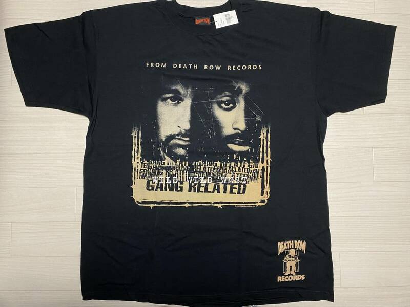 2パック 主演映画 ギャング・リレイテッド Tシャツ / 2005 DEATH ROW RECORDS GANG RELATED 2PAC MOVIE TUPAC デスロウ