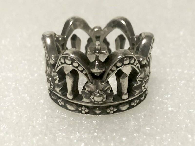 Justin Davis ジャスティンデイビス 　シルバーリング925 silver 指輪　Chapel Crown Ring クラウンリング