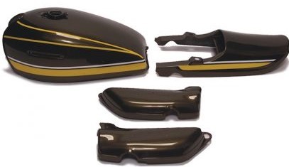 超特価！！◆Z1 Z2 750 RS 900 玉虫マルーン◆塗装済み外装4点セット◆PMC Painted Body Set◆カワサキ Kawasaki◆