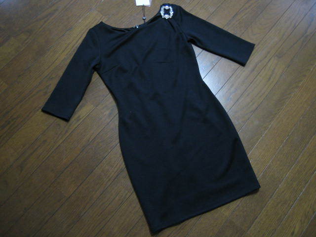 ■未使用 Rady レディ ビジュー付き セクシー タイトワンピース ブラック Sサイズ■
