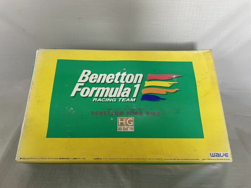WAVE 1/24 BENETTON FORD B192 Formula1 RACING TEAM プラモデル　レジンキット　ホワイトメタル　ベネトン　F1 ※ジャンク品