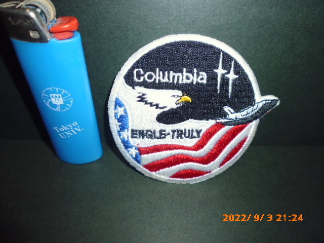 スペースシャトル　コロンビア　Columbia ワッペン