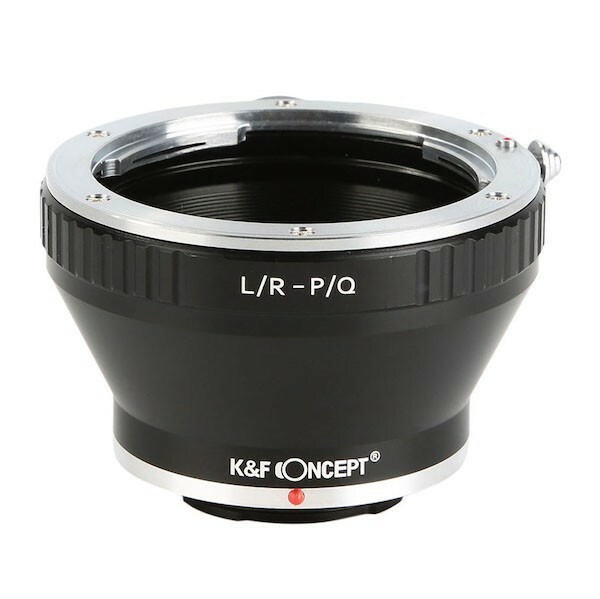 K&F Concept レンズマウントアダプター KF-LRQ-T (ライカRマウントレンズ → ペンタックスＱマウント変換）三脚座付き