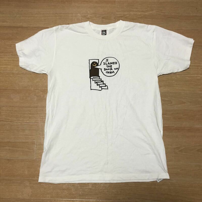 レア 良品 90s USA製 Mark Gonzales プリント Tシャツ Ｌ