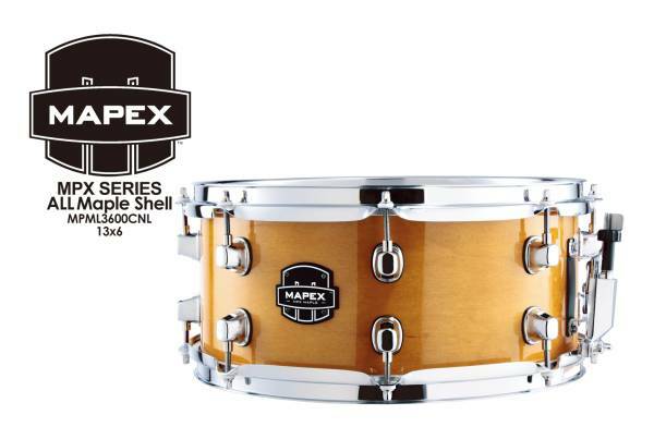 新品！53.5% Off 　Mapex MPX Series 13x6 ◇All Maple shell, Lacquer, Buff Finish　　限定数即決で！