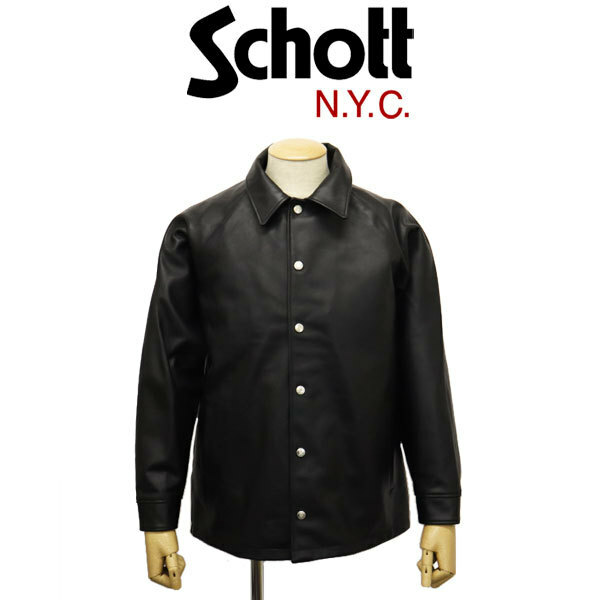Schott (ショット) 782-3950081 3121026 SHEEP COACH JKT シープ コーチジャケット 09BLACK XL