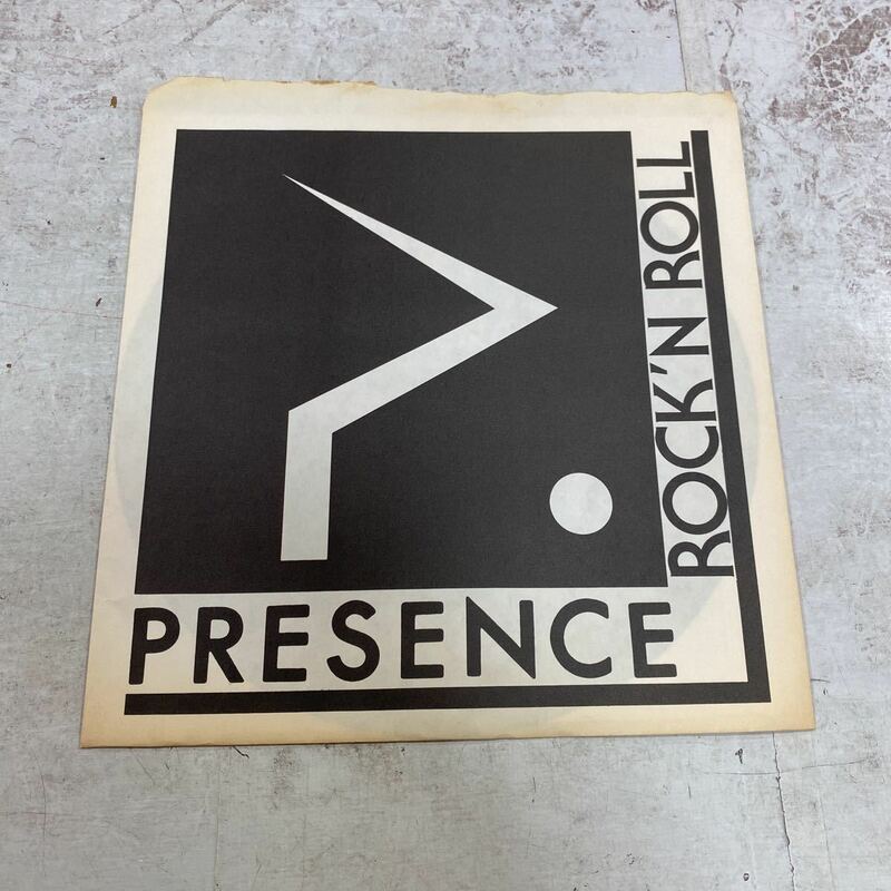 デッドストック　倉庫保管品　EP レコード　ソノシート　ロッキンf PRESENCE プレゼンス　ROCK'N ROLL