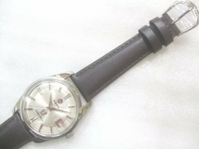 アンティーク1960s当時オリジナルラドーゴールデンホースオートマチック腕時計（風防交換、磨き済）　U854