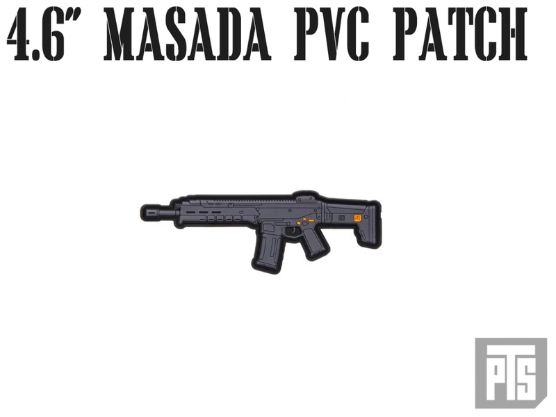 PTS-0059　【正規品】PTS 4.6インチ Masada PVC パッチ BK