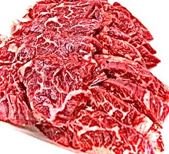 500g×2パック即売★アメリカ産　USプライムサガリ　牛ハラミ焼肉スライス/100日穀物飼育/霜降り有 牛サガリ焼肉カット済み！☆