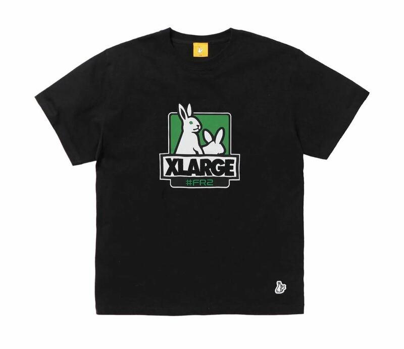 即決! FXXKING RABBITS × XLARGE ☆ BOXロゴ Tシャツ ブラック XLサイズ 未開封新品 / #FR2DOKO?