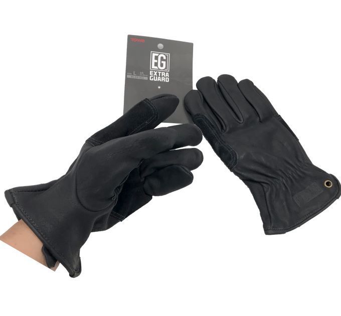 【処分価格】EXTRA GUARD Lantern SP アウトドアーグローブ 牛革 Black Lサイズ 新品