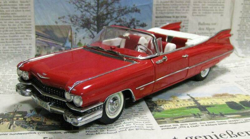 ★絶版*ダンバリーミント*1/24*1959 Cadillac Series 62 Convertible レッド