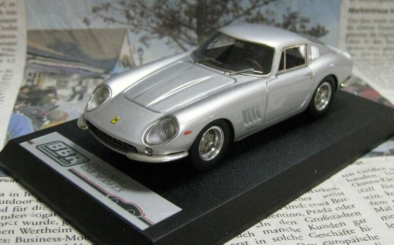 ☆激レア絶版*BBR*1/43*1965 Ferrari 275 GTB シルバー*フェラーリ≠MR