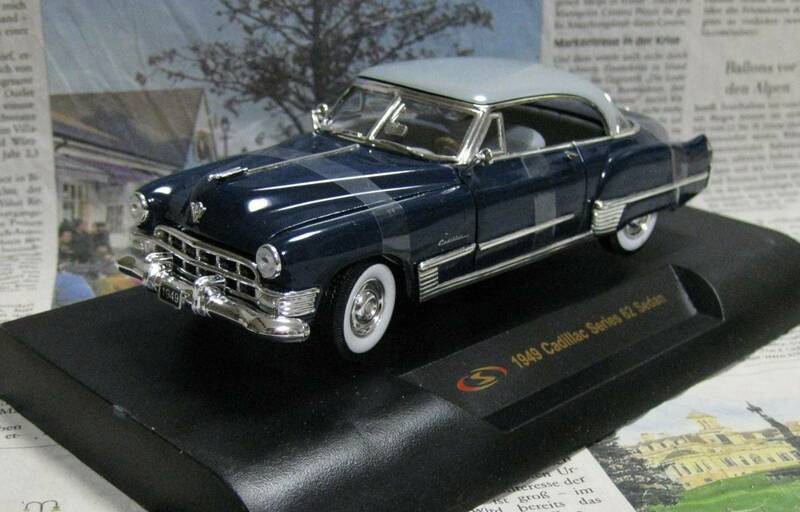★激レア絶版*Signature Models*1/32*1949 Cadillac Series 62 Sedan ダークブルー≠フランクリンミント