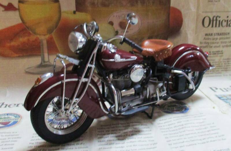 ★絶版*フランクリンミント*1/10*1942 Indian 442 Motorcycle
