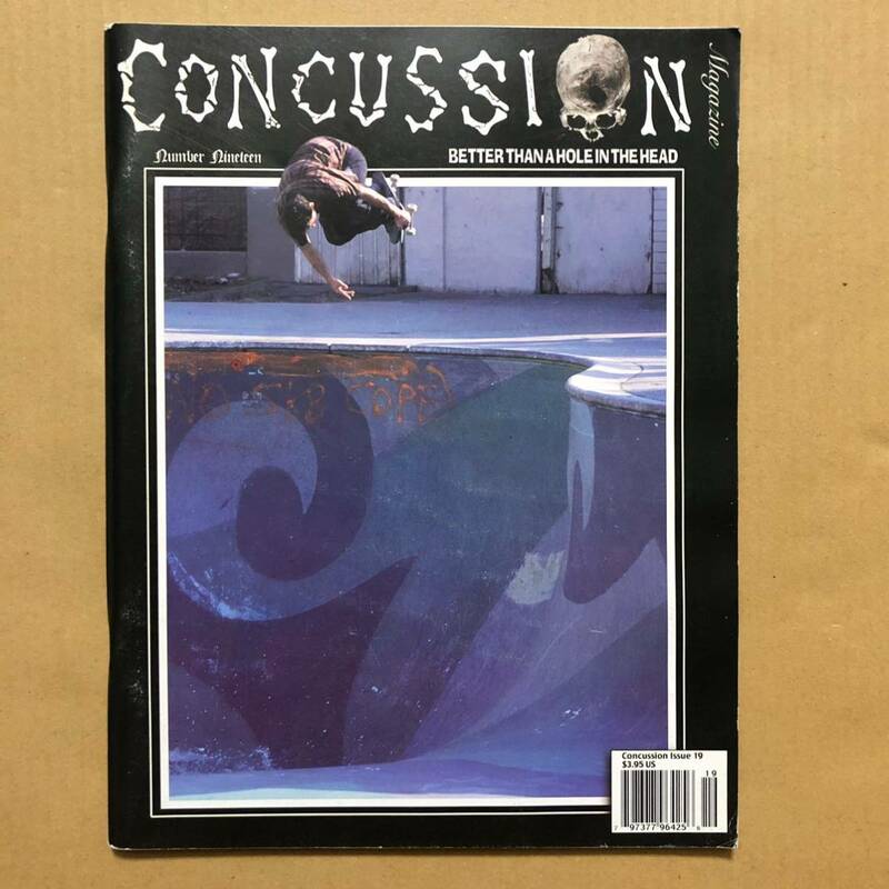 Concussion Magazine Issue 19 Skateboard dalek Lance Mountain スケートボード ヴィンテージ マガジン Confusion skateboard dog town