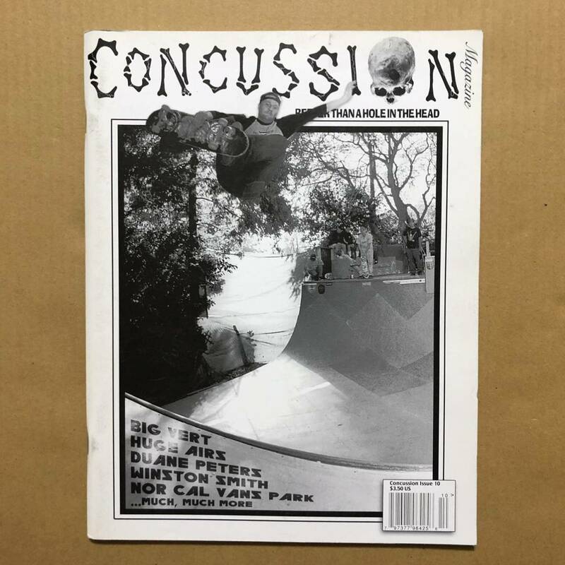 Concussion Magazine Issue 10 Skateboard Winston Smith Sheppard Fairey Obey スケートボード ヴィンテージ マガジン Confusion old art