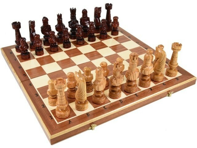 高級 チェスセット 木製 ポーランド製 Caesar カエサル 59.5cm×59.5cm chess sets 数量限定販売