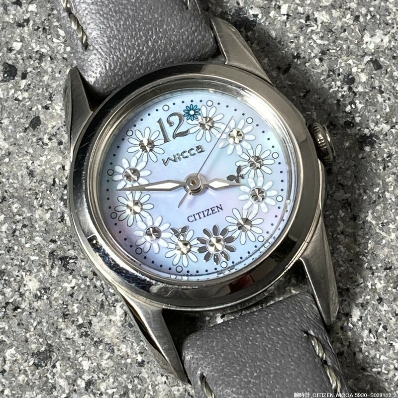 【送料無料 / 即決 即購入可】 CITIZEN WICCA ウィッカ 5930-S029112 日本製ムーブメント レディース腕時計 No.20924-4
