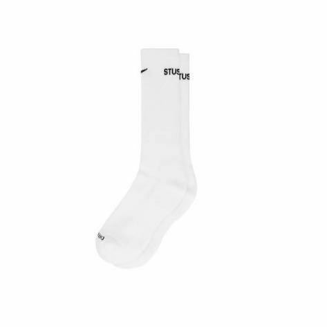 21-23cm Stussy × Nike DRI-FIT Crew Socks White ステューシー × ナイキ DRI-FIT クルー ソックス ホワイト 新品未使用 国内正規品