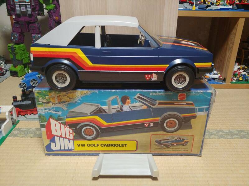 1981年 Mattel Big Jim VW Golf Cabriolet Blue ヨーロッパ版-イタリア-　激レア