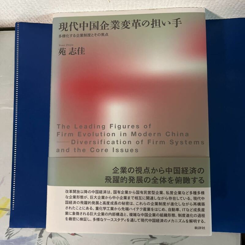 現代中国企業変革の担い手 多様化する企業制度とその焦点　苑志佳著　批評社 発売日2009年06月