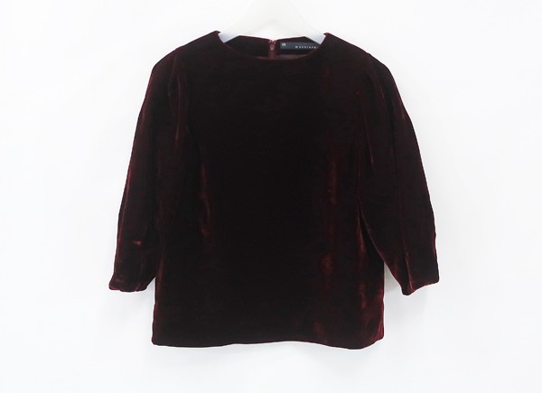 ◇【martinique マルティニーク】ベロアブラウス