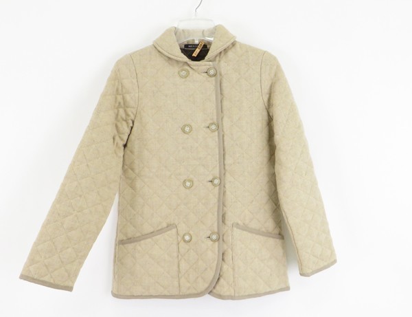 ◇【TraditionalWeatherWear トラディショナルウェザーウェア】ウール キルティング ジャケット ベージュ 34