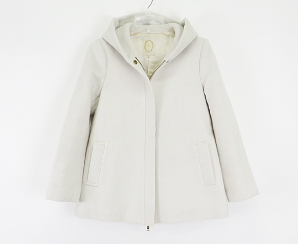 ◇【Khaju カージュ】ウール フーデットコート 36