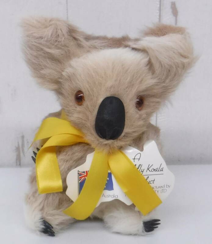 当時物 ＊ぬいぐるみ ＊M&H LEVY PTY.LTD SYDNEY＊コアラ A Kuddly Koala Prodact＊MADE IN AUSTRALIA オーストラリア製＊16cm＊紙タグ付き