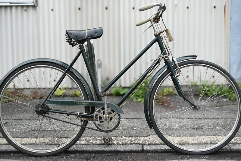 106552 ヴィンテージ 自転車　「TRIUMPH」　トライアンフ　1973年製　MADE IN ENGLAND 英国　アンティーク　ビンテージ イギリス　ENGLAND