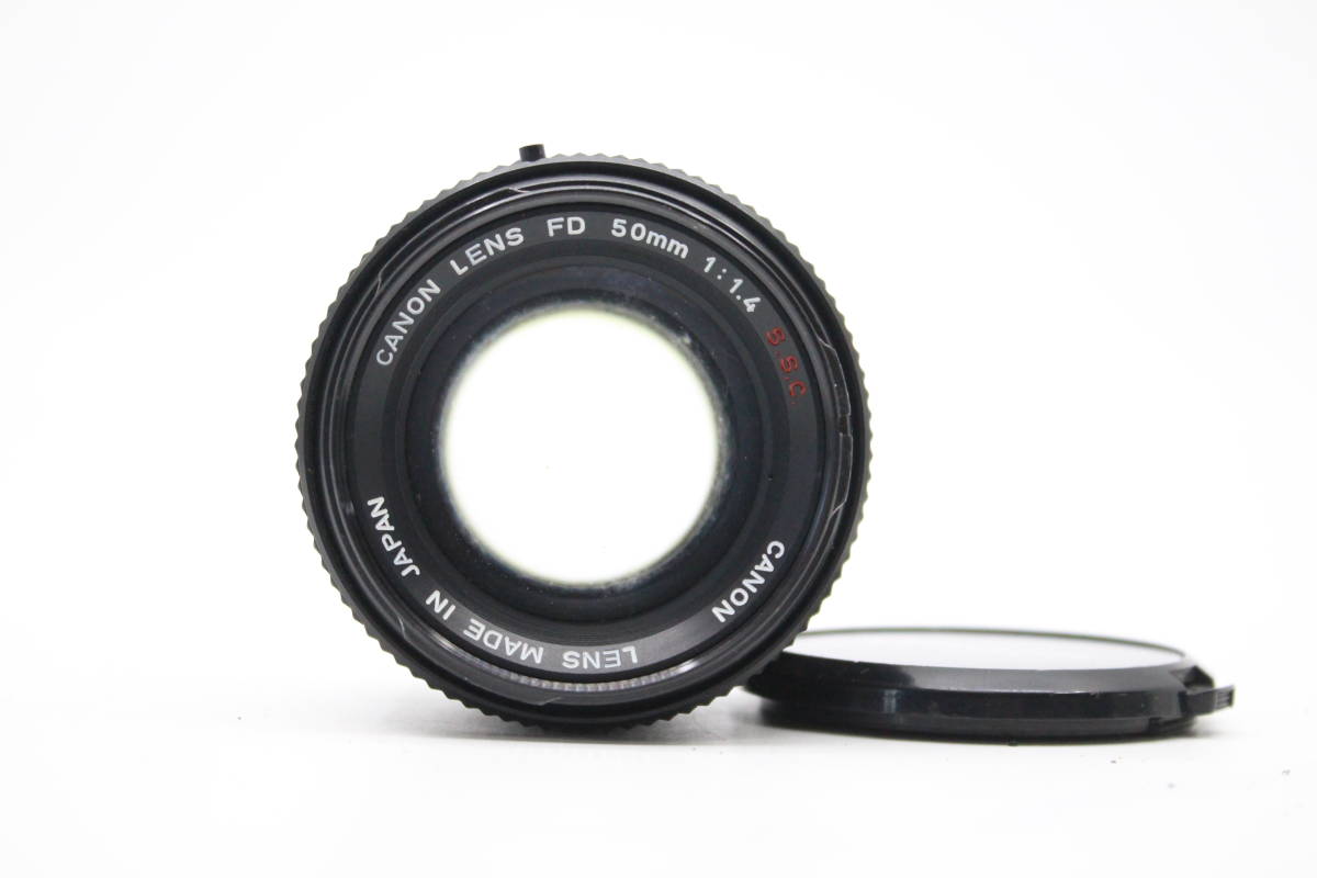 ★良品★CANON キヤノンFD 50mm F1.4 S.S.Cキヤノン標準単焦点レンズ！OK5258
