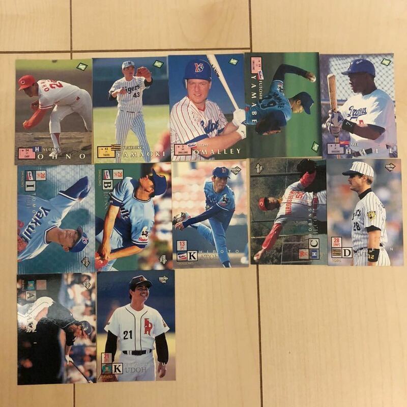【当時物】BBM プロ野球カード 95年 96年 12枚 ベースボールマガジン プロ野球 カード 野球カード baseball 野球 ベースボールカード
