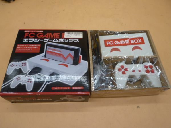 FC GAME BOX エフシーゲームボックス　未開封　家庭用ゲームソフト互換機　オ12　　送料無料 管ta　　22SEP