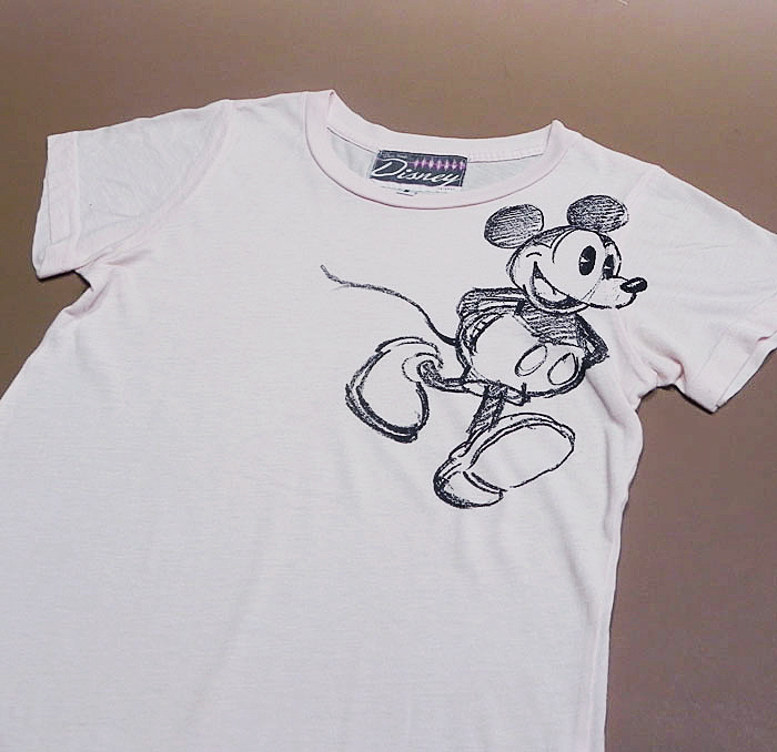ディズニービンテージDisney Vintage ミッキーマウス Tシャツ【S】ld900