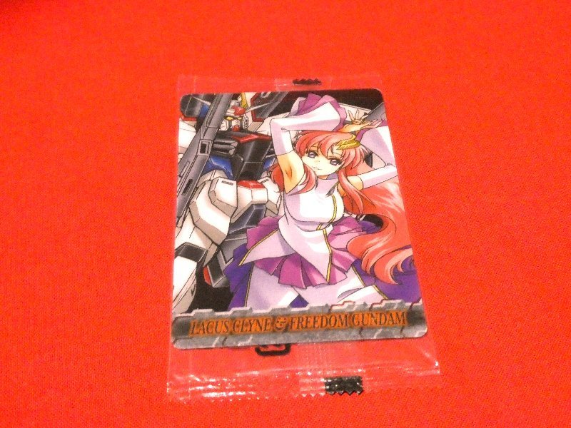 未開封　森永　ガンダム　カードトレカ　ラクスクライン＆フリーダムガンダム　S3-001-019