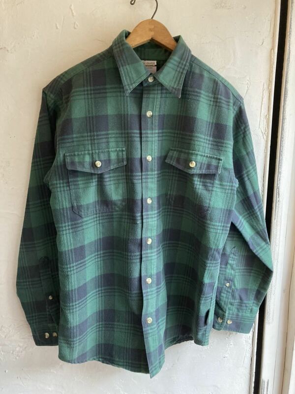 コロンビア　ネルシャツ FLANNEL チェックシャツ