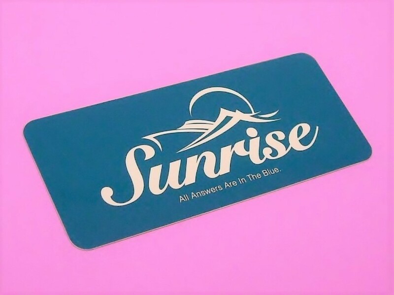 サンライズ Sunrise オフショア ゲーム 新海 答えは全て海の中 緑◆ ステッカー 125-55mm 裸足の船長 シール