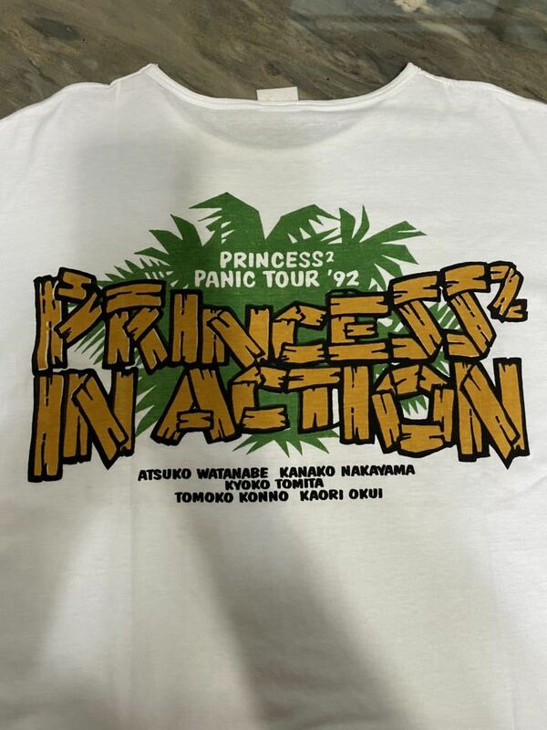 レア！プリンセスプリンセスPRINCESS PRINCESS　PANIC TOUR '92 長袖Tシャツ