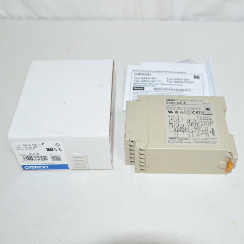 【美品】 OMRON オムロン セーフティ・リレーユニット G9SA-501-P 現状で