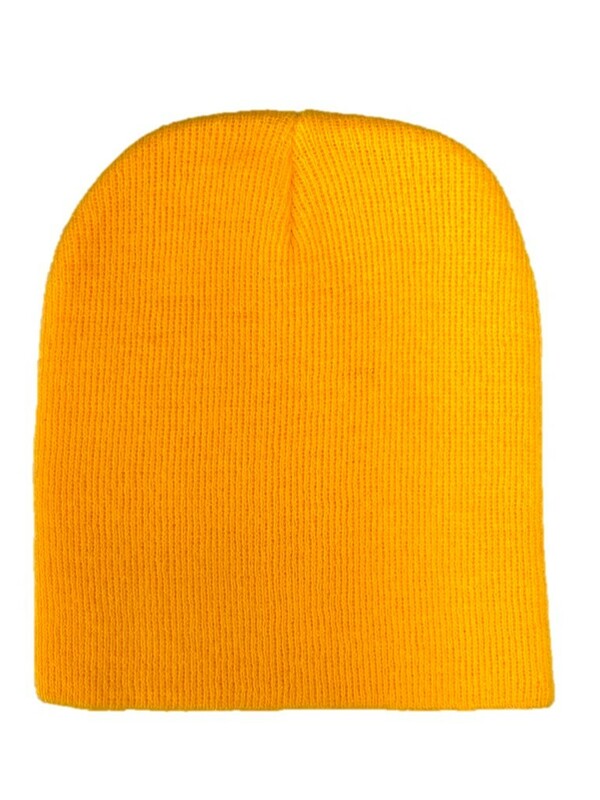 掘り出し物　メンズ　レディース　ニット帽　ピュアオレンジ　フリーサイズ　レギュラータイプ