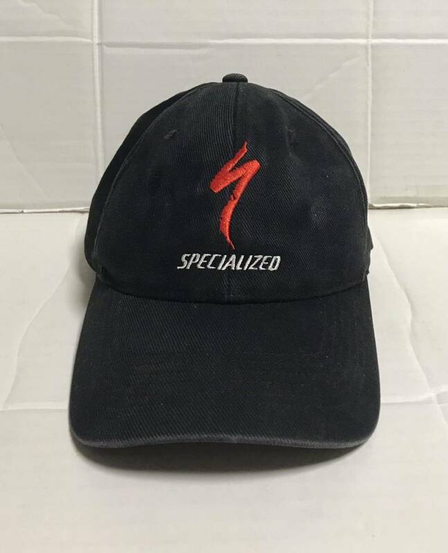SPECIALIZED スペシャライズド 刺繍 キャップ 帽子 ブラック 黒 L/XL