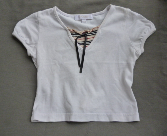 BURBERRY LONDON バーバリー　 Tシャツ 白　三陽商会　１００A