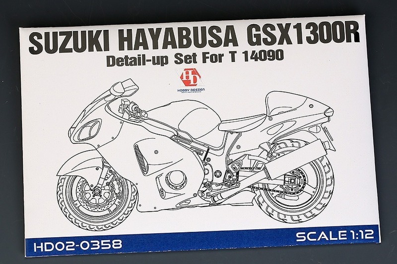 ホビーデザイン HD02-0358 1/12 スズキ ハヤブサ GSX 1300R ディティールアップセット (タミヤ14090用) （エッチングパーツ+メタルパーツ）